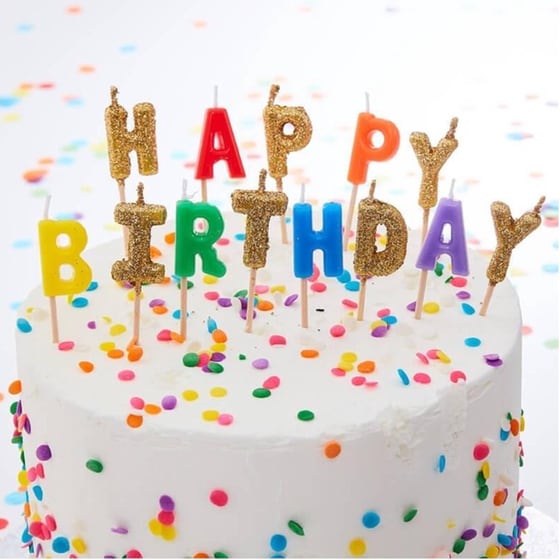Κεράκια Happy Birthday Over The Rainbow image 1