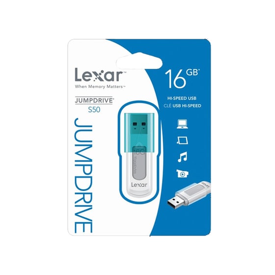 USB stick Lexar Jump Drive S50 16GB 2.0 Μπλε image 1