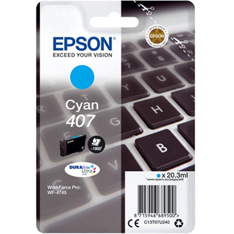 Epson C13T07U240 Κυανό Μελάνι Εκτυπωτή