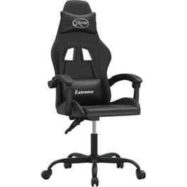 Καρέκλα Gaming VIDAXL 3143874 από Τεχνητό Δέρμα - Μαύρη