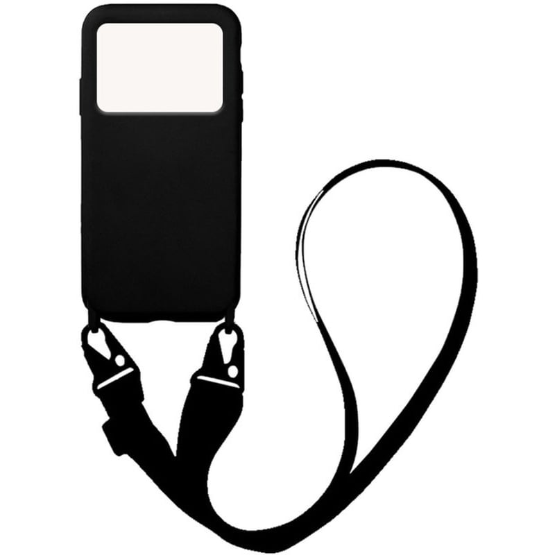 Θήκη Xiaomi Poco X4 Pro 5G - My Colors Carryhang Liquid Silicone Strap - Μαύρο