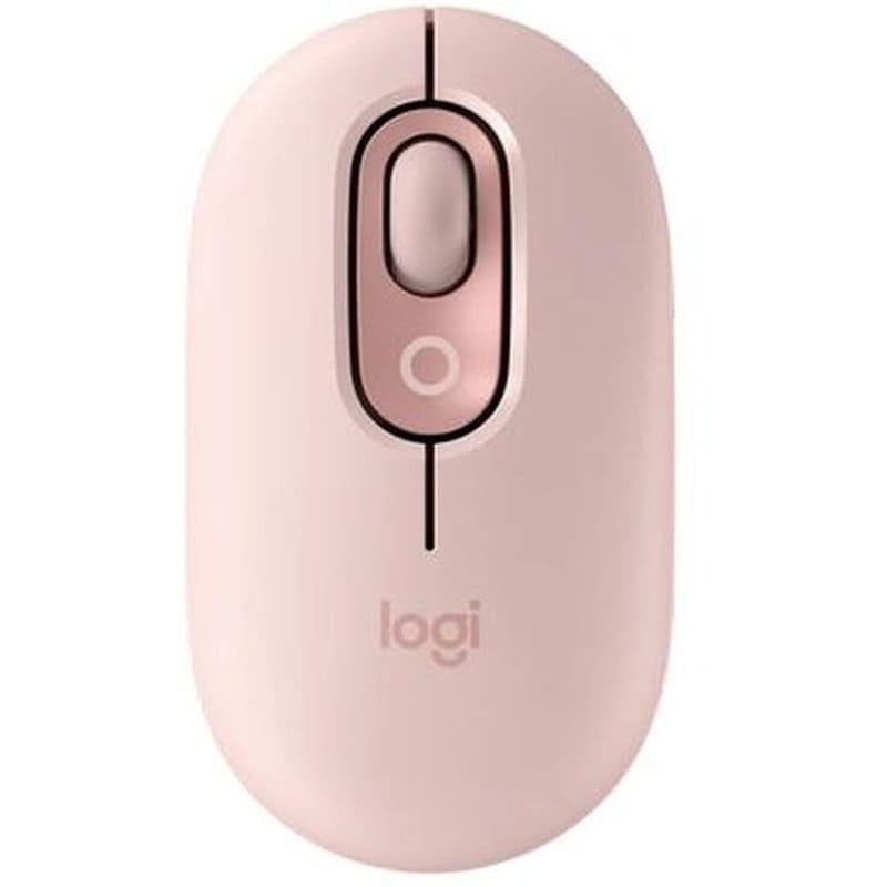 Logitech Logitech POP Ασύρματο Ποντίκι με Bluetooth - Ροζ