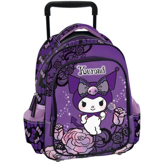 Τσάντα Τρόλεϋ Graffiti Kuromi Purple Laces image 0