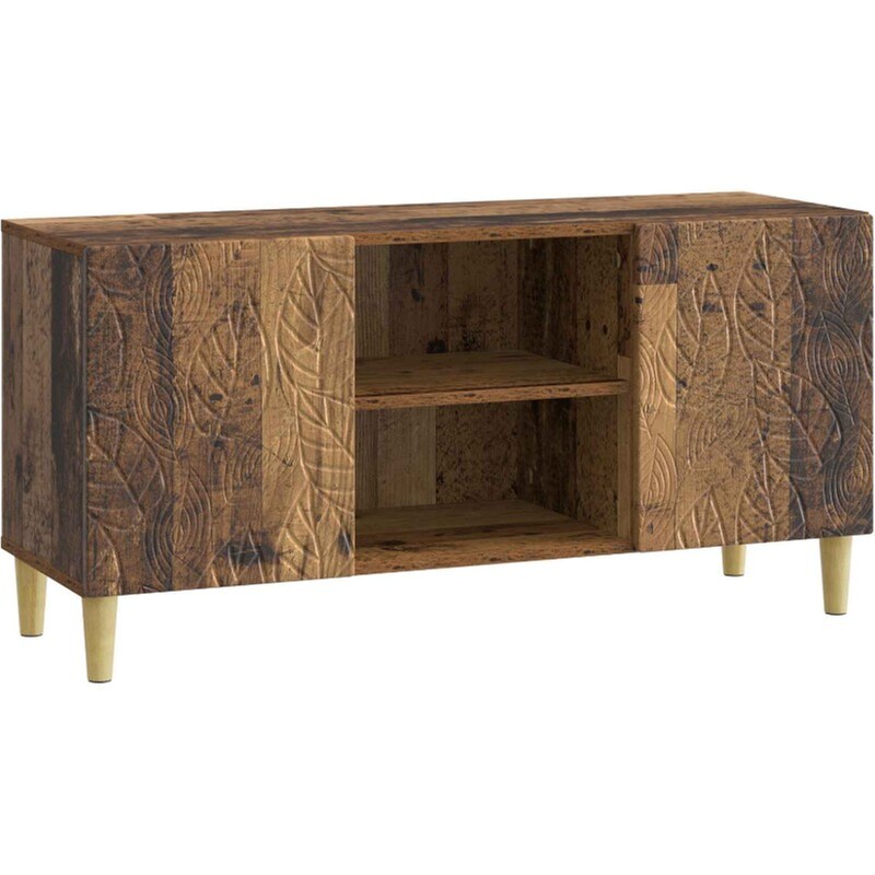 Έπιπλο Τηλεόρασης VidaXL 102x34.5x50 cm - Παλαιωμένο Ξύλο