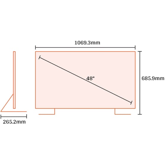 Samsung OLED 48" 4K Smart Τηλεόραση 48S95H AI TV image 2