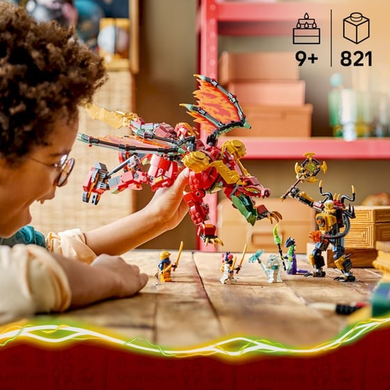 LEGO® NINJAGO® Μετατρεπόμενη Εξωστολή Δράκος της Γουάιλντ-φάιερ (71868) image 8