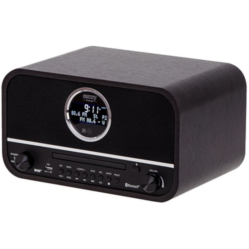 Ραδιόφωνο Camry Retro Bluetooth - Μαύρο