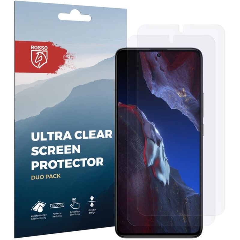 Προστατευτικό Οθόνης Xiaomi Poco F5 Pro - Rosso Ultra Clear Screen Protector - 2 τμχ