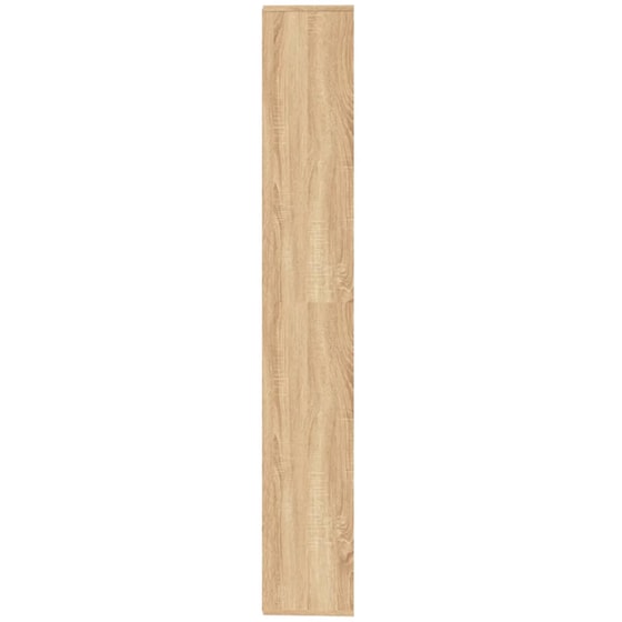 Βιβλιοθήκη VidaXL από Μοριοσανίδα 155x24x160 cm - Μπεζ/Sonoma image 4