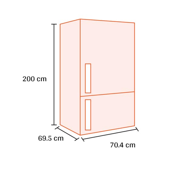 HISENSE RB645N4BFE 495 Lt Μαύρο Ψυγειοκαταψύκτης image 1