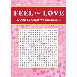 Feel the Love Word Search and Coloring