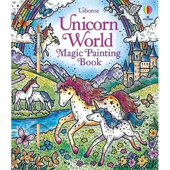 Unicorn World Magic Painting Book image 0