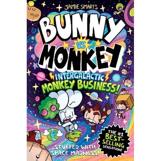 Bunny vs Monkey: Intergalactic Monkey Business! (a Phoenix Comic Book, from the million-selling Jamie Smart, Illustrator of the Year) image 0