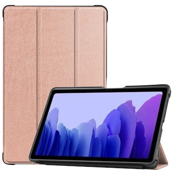Θήκη Tablet Samsung Galaxy Tab A7 - Oem Trifold Flip Cover - Rose Gold image 0
