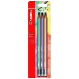 Μολύβια Stabilo Pastel με Γόμα HB (6 Τεμάχια)