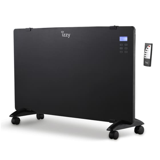 IZZY IP24 IZ-9017 Θερμοπομπός Δαπέδου/ Τοίχου 2200W Μαύρο image 2