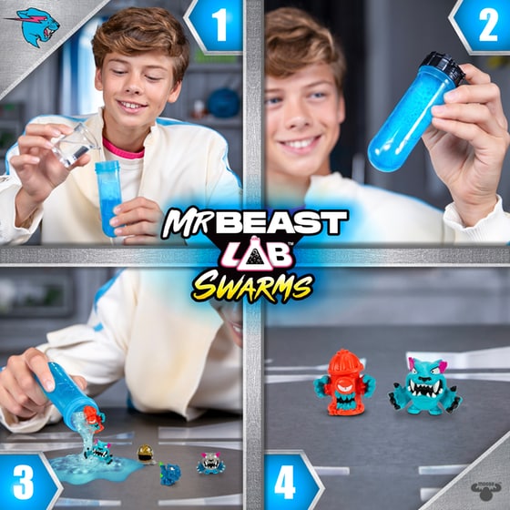 Mr Beast Lab Swarms Giochi Preziosi Φιγούρες 5 Τμχ (24708) image 6