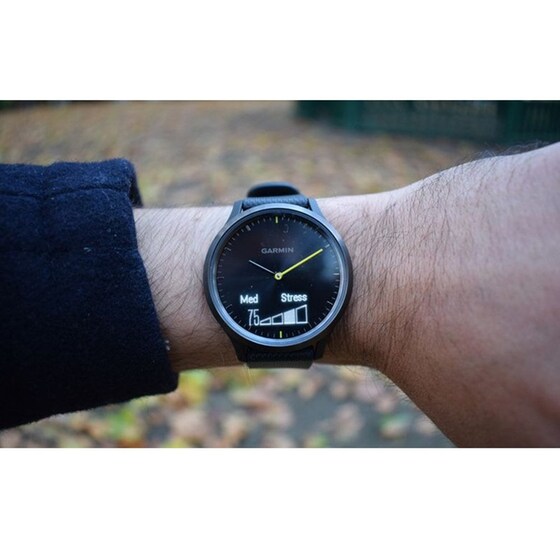 Smartwatch Garmin Vivomove HR Sport Μαύρο image 3