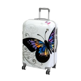 A2s Βαλίτσα White Butterfly (65x40x28)