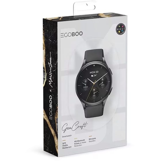 Smartwatch Egoboo x MAUI GemCraft - Sleek Black image 4
