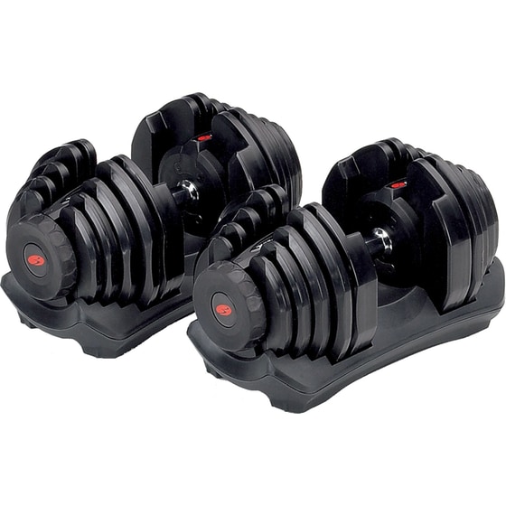 Σετ Αλτήρων Bowflex 41kg SelectTech 1090i Ρυθμιζόμενοι με Δίσκους 4 - 41 kg & Βάση image 0
