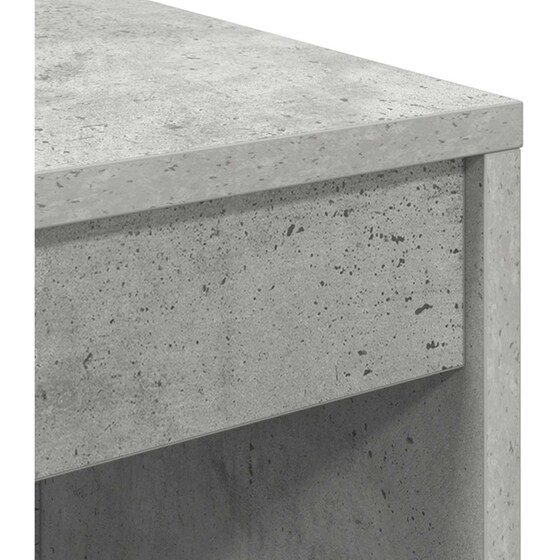 Γραφείο VidaXL 145,5x40x127 cm - Γκρι Σκυροδέματος (2 τεμ.) image 9