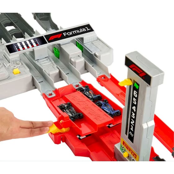 Mattel Hot Wheels Πίστα Race Formula 1 Grand Prix Circuit με 3 Αυτοκινητάκια 1:64 (JDY16) image 4