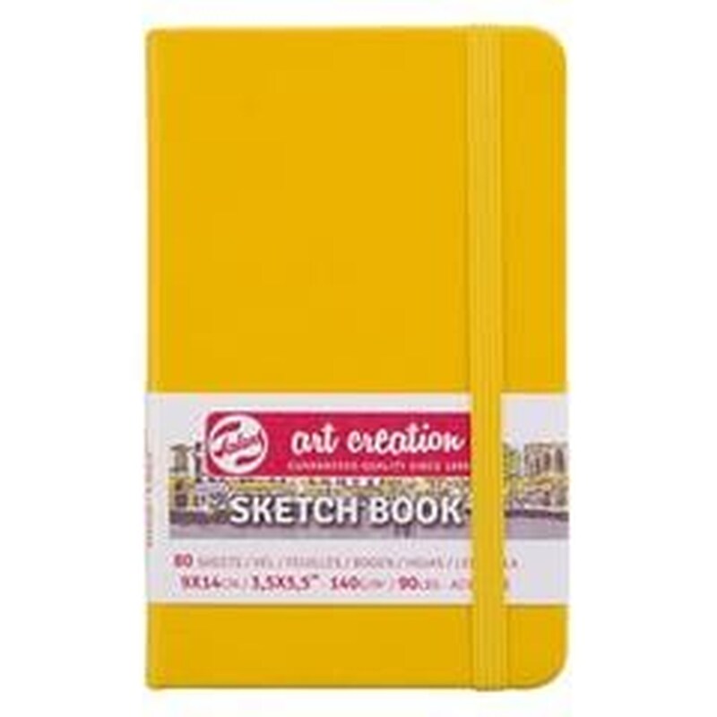 Talens Sketch Book Κίτρινο 80φυλ. 9x14εκ. 140γρ.