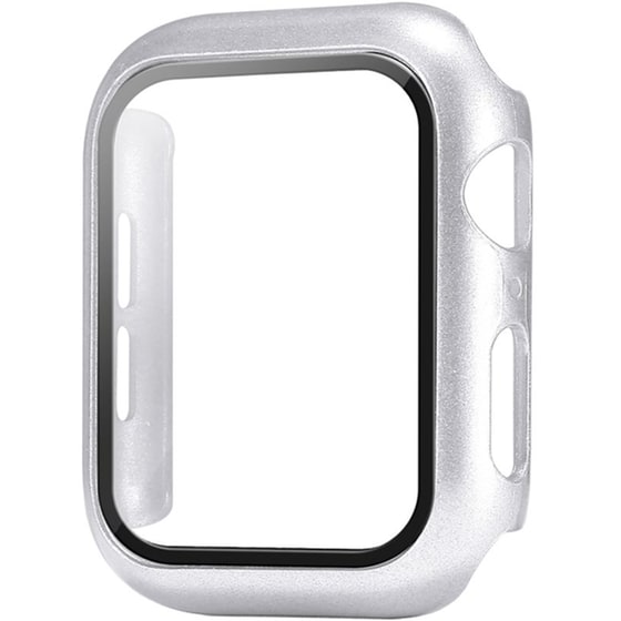 Θήκη Sonique Προστασία PC + Tempered Glass για Apple Watch 45mm - Ασημί image 0
