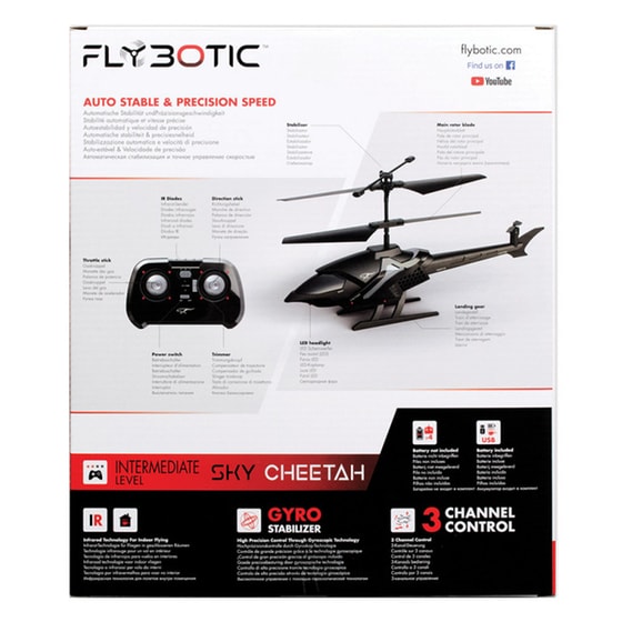 Silverlit Flybotic Sky Cheetah Τηλεκατευθυνόμενο Ελικόπτερο - (7530-84718) image 7