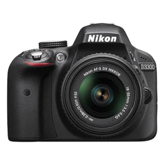 DC SLR NIKON D3300 & AF-P 18-55 NVR BL image 0