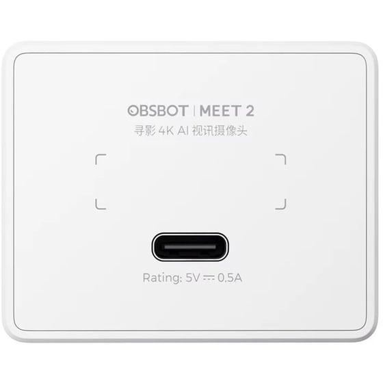 Obsbot Meet 2 AI‑Powered 4K Webcam (OWW‑2311‑CE) - Cloud White image 1