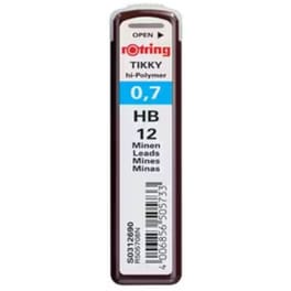 Μύτες Μηχανικού Μολυβιού Rotring Leads 0.7 mm HB