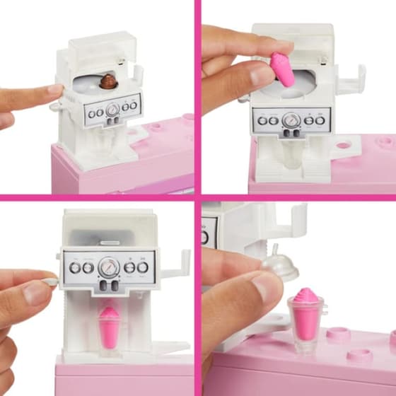 Σετ Παιχνιδιού Mattel Barbie Καφετέρια Με Κούκλα Barista (HXN94) image 2