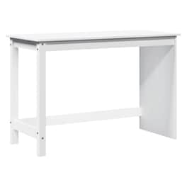 Γραφείο VidaXL από Μασίφ Ξύλο Πεύκου 112x50x75 cm - Λευκό