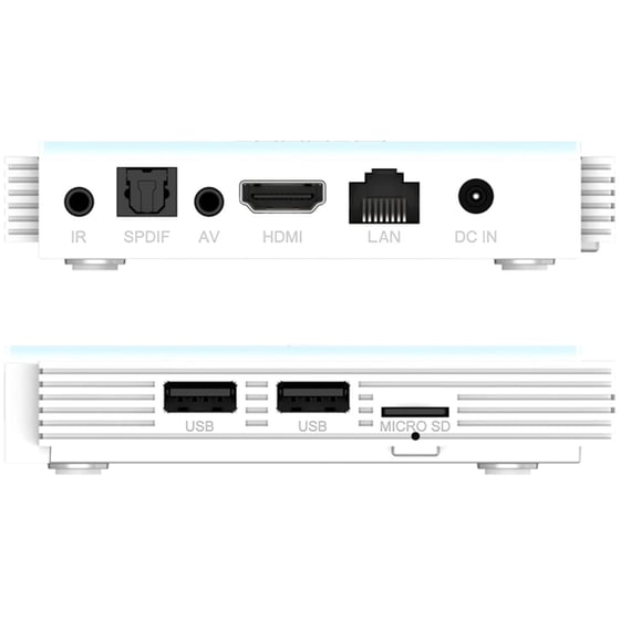 Media Player Mecool KM2 Plus 32GB 4K - Λευκό image 2