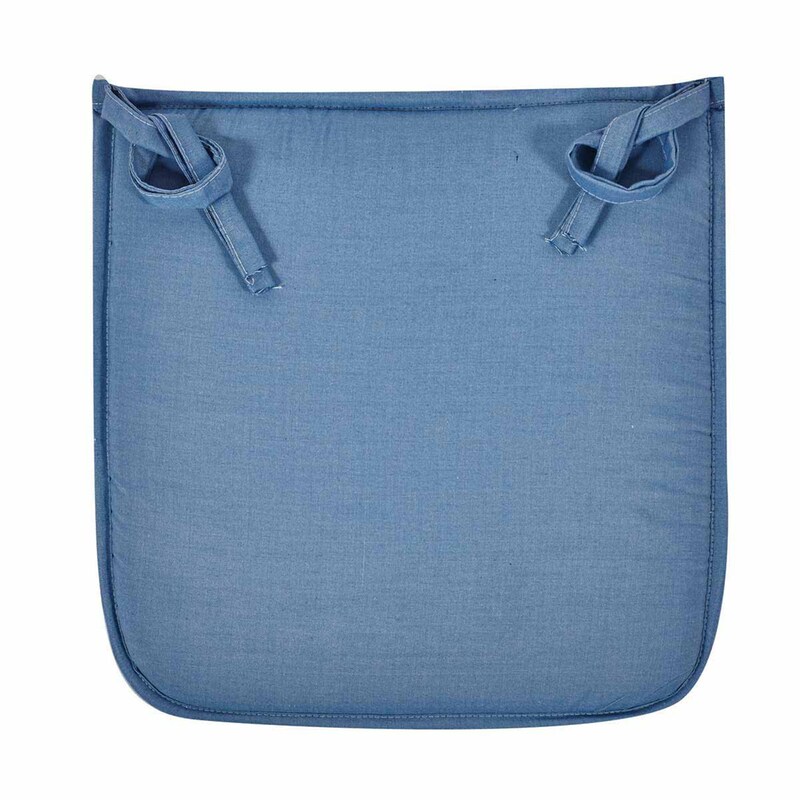 Μαξιλάρι Καρέκλας Kentia Loft Foam 40x40x3cm – Μπλε
