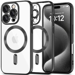 Θήκη Apple iPhone 16 Pro - Tech-Protect MagFlex Διάφανη Σιλικόνης με MagSafe - Shiny Black