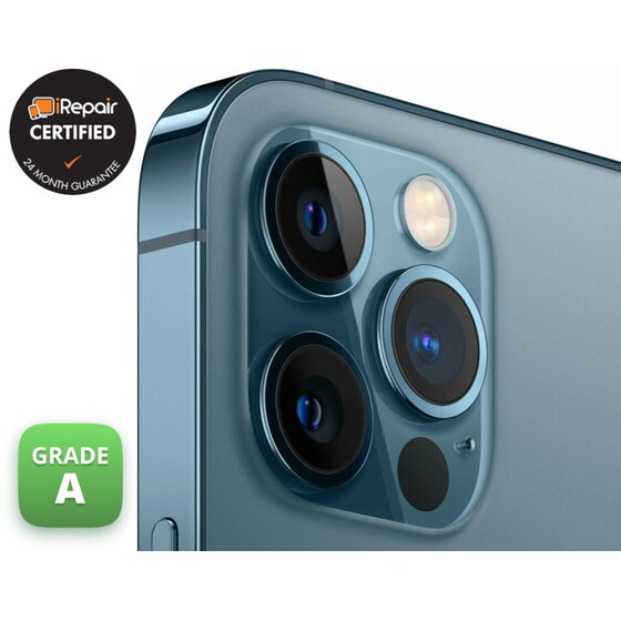 Μεταχειρισμένο Apple iPhone 12 Pro Max 512GB Pacific Blue second go Certified by iRepair image 4