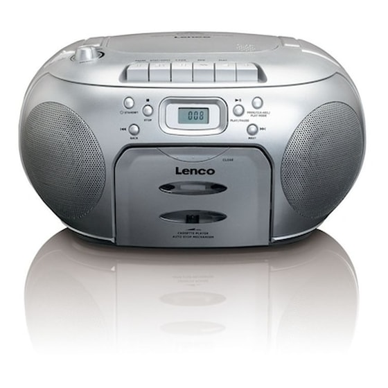 Lenco Scd-420si Φορητό Fm Ράδιο-cd/cassette Player image 1