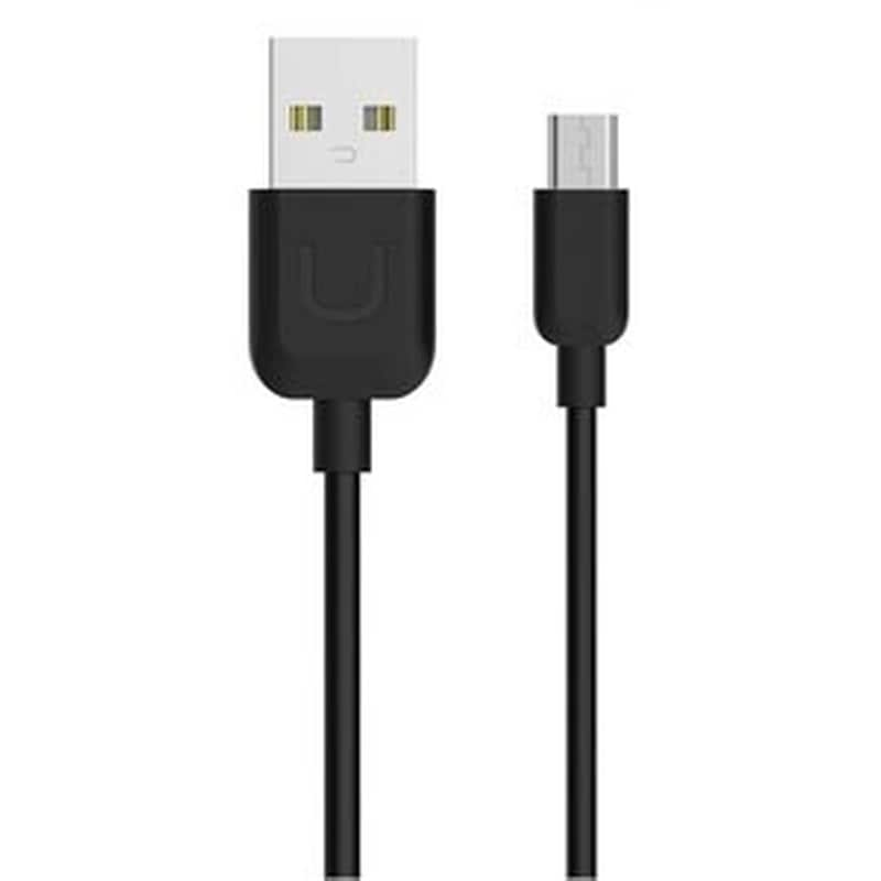 USAMS Καλώδιο δεδομένων Usams Us-sj098 U-turn Usb to Micro Usb 1m - Black