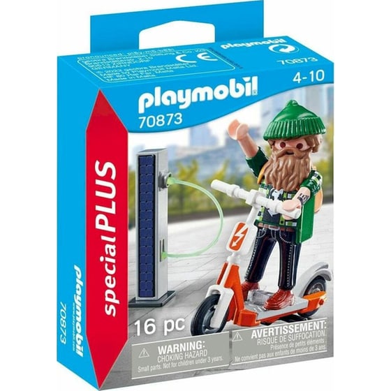 PLAYMOBIL® Special Plus Χίπστερ με Ηλεκτρικό Σκούτερ (70873) image 0