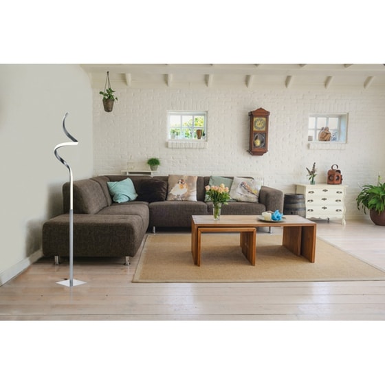 Φωτιστικό Δαπέδου Reality Course Μεταλλικό - Ασημί image 1