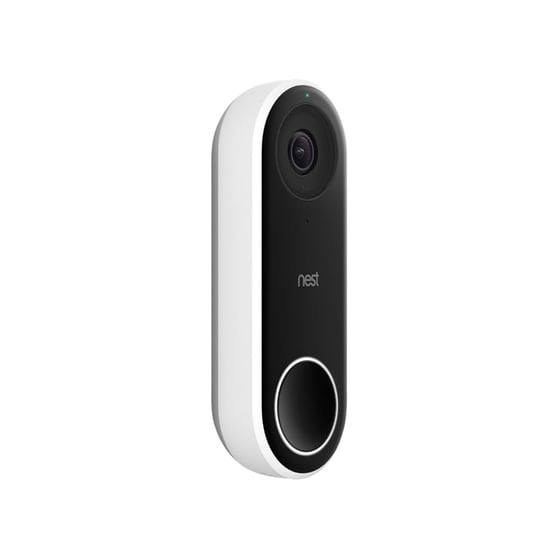 Κουδούνι Πόρτας Google Nest Doorbell Wired με Κάμερα - Μαύρο/Λευκό image 1