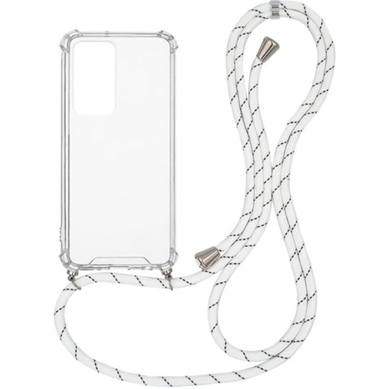 Θήκη Xiaomi Xiaomi 12 Pro 5G - Sonique Armor Clear Με Κορδόνι  - Λευκό image 0