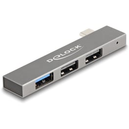 Delock Usb Hub 64274, 3x Θυρών, 10gbps, Usb-c Σύνδεση, Γκρι