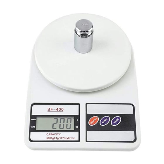 ARIA TRADE 1g/5kg Λευκή Ψηφιακή Ζυγαριά Κουζίνας image 1