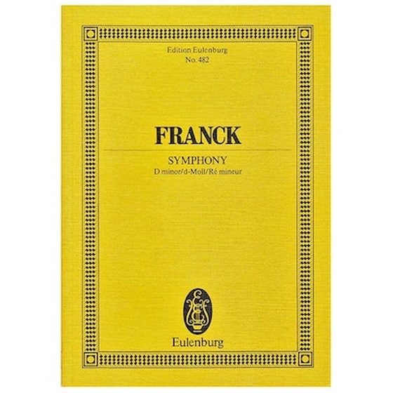 Franck - Symphony In D Minor [pocket Score] image 0
