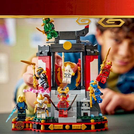 LEGO® NINJAGO® Διακοσμητικό με Χαρακτήρες Νίντζα 15η Επέτειος (71866) image 4