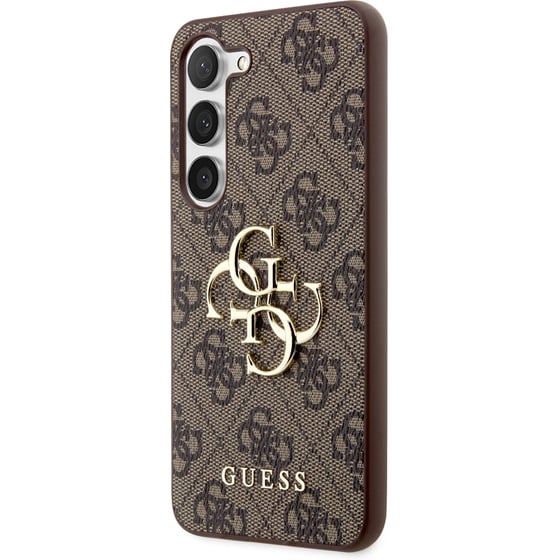Θήκη Samsung Galaxy S23 S911 - Guess 4g Logo Collection Saffiano - Καφέ image 2